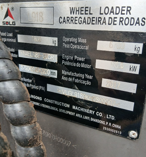 CARREGADEIRA SDLG L918  - Imagem 5